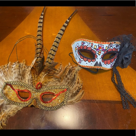 Pier 1 Accessories - Masquerade Ball Halloween 2 costume masks